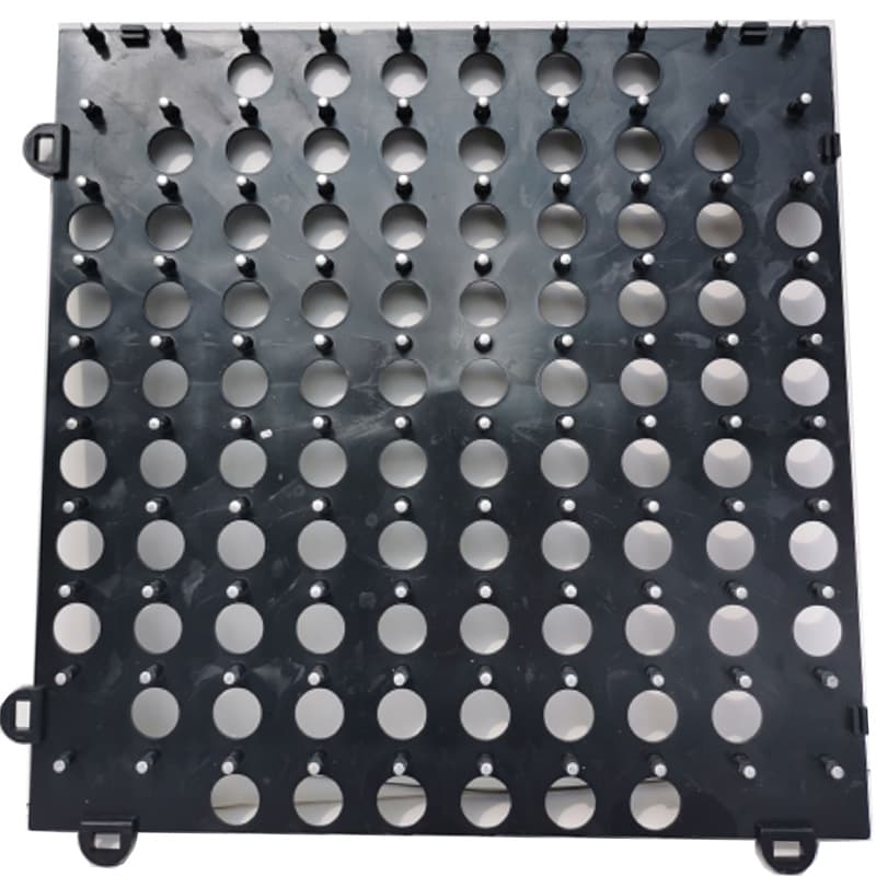 Панель пластик без пайеток с металлическими креплениями
